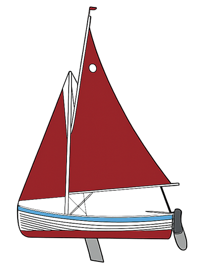 The Stiffkey Cockle Boat - drawing