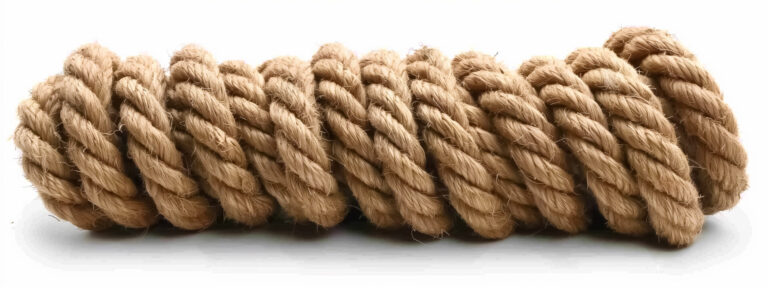 Tied up rope